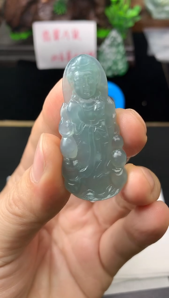 颈饰未镶嵌翡翠万***空观音