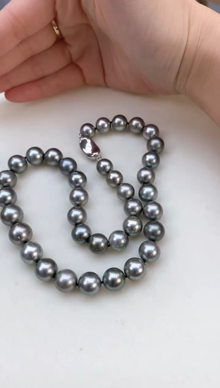 【闪购商品】海水珍珠项链银S925镶嵌tx285