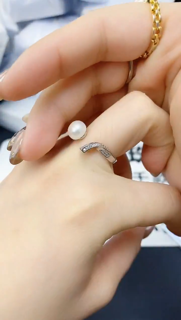 未镶嵌耳饰淡水珍珠JZ1009