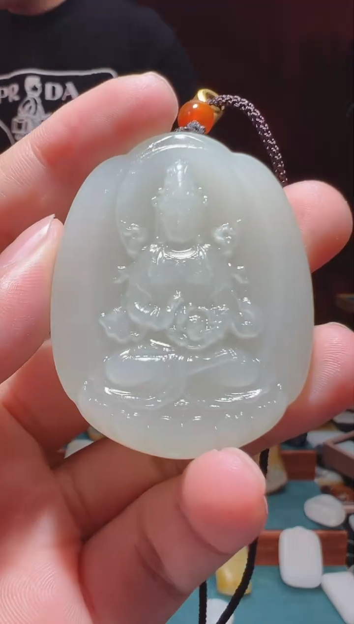 【闪购商品】和田玉吊坠(不含链)未镶嵌1