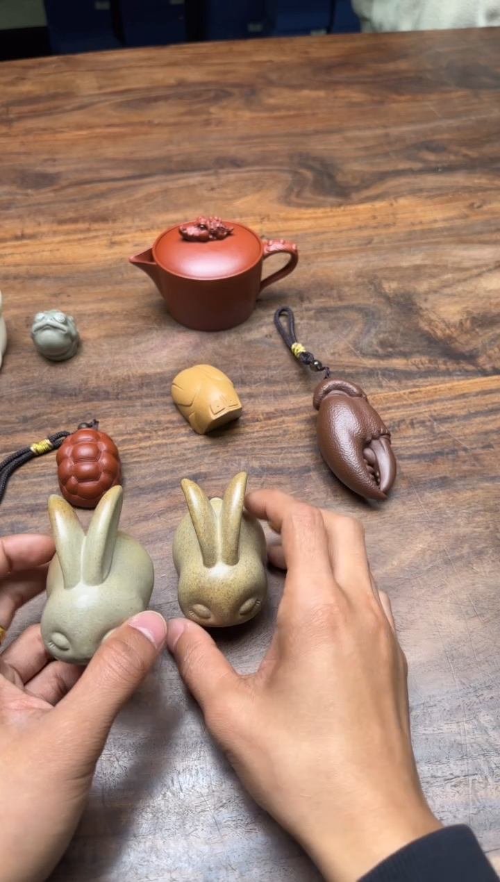 C龙德堂 紫砂茶宠单个（不挑）