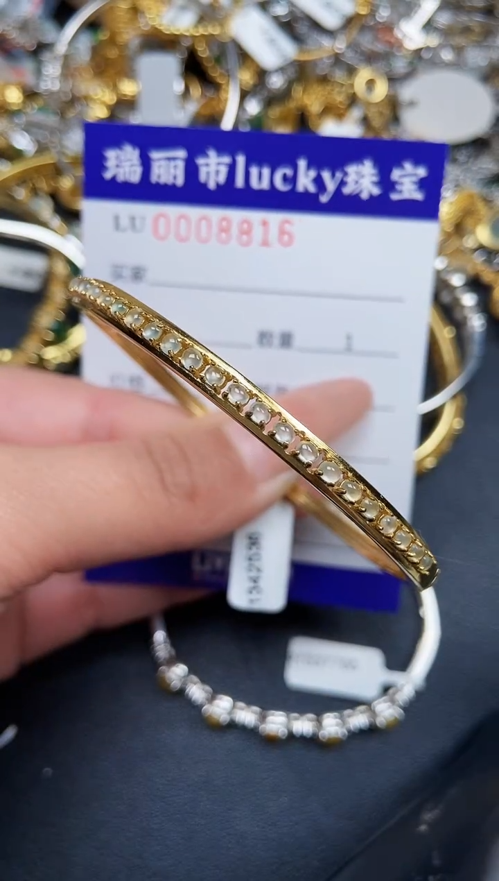 【闪购商品】翡翠颈饰银S925镶嵌8816