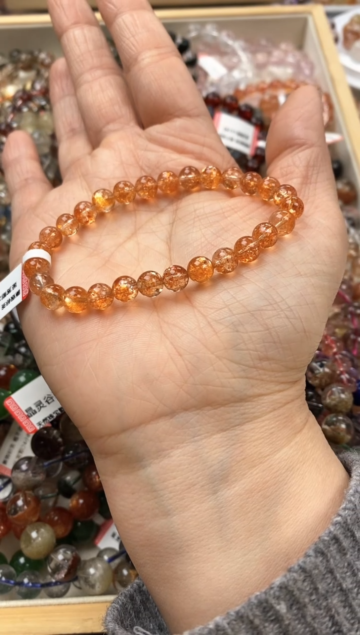 未镶嵌手链长石金太阳