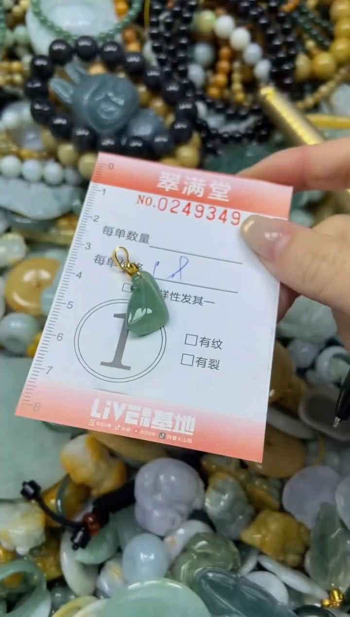 未镶嵌挂件翡翠闪购0249349