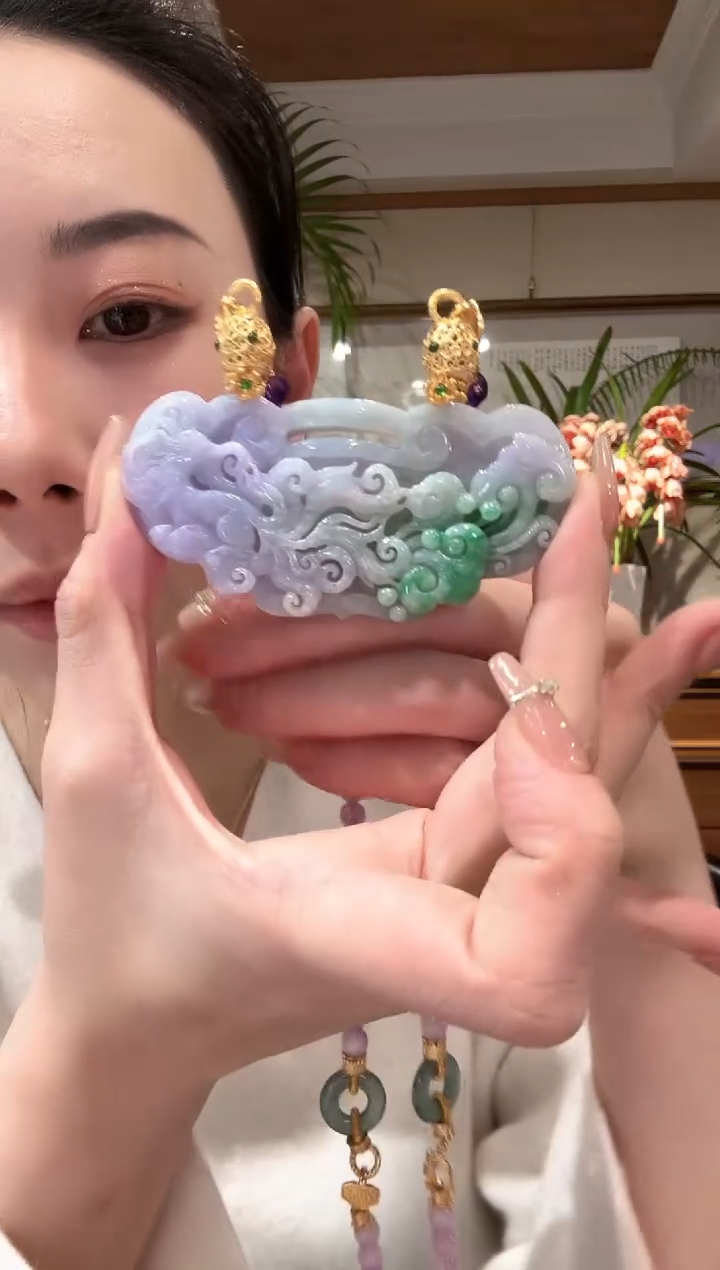 【闪购商品】翡翠颈饰未镶嵌国风