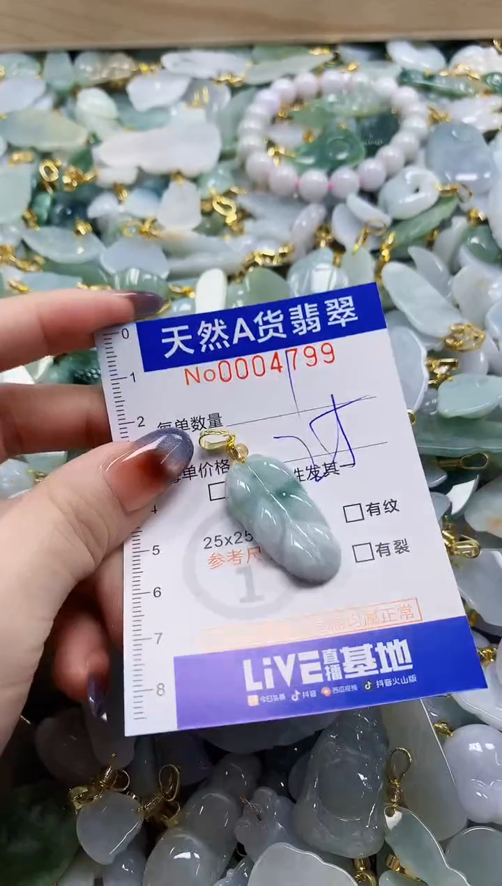 颈饰未镶嵌翡翠天然A货翡翠