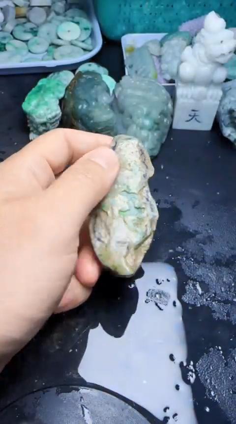 颈饰未镶嵌翡翠小*021