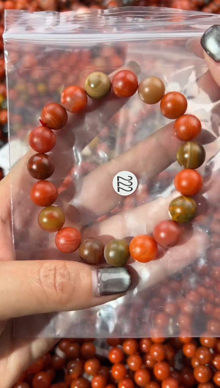 未镶嵌手串南红玛瑙10+