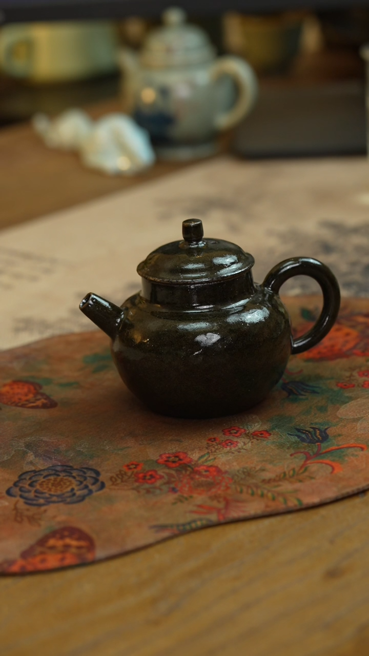 【闪购商品】瓷片景德镇上庄陶瓷莲子壶