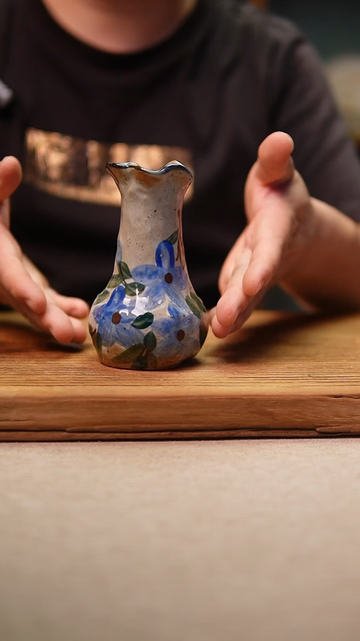 @@陶园瓷舍@@纯手工手绘@高温釉下彩