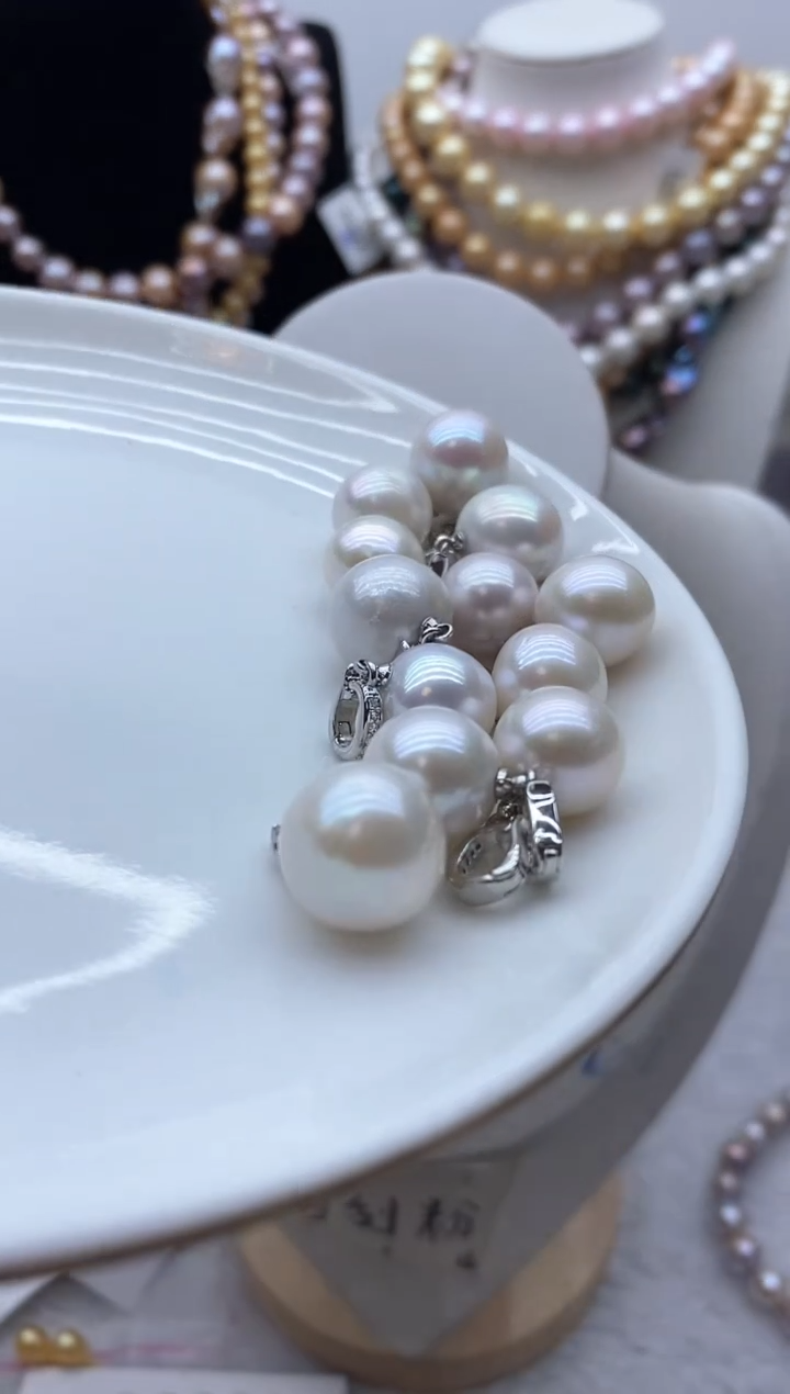 【闪购商品】淡水珍珠颈饰钛钢80