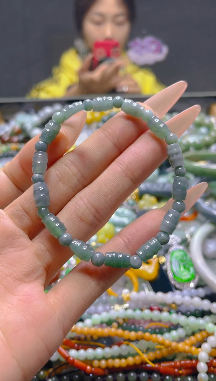 颈饰未镶嵌翡翠5MM