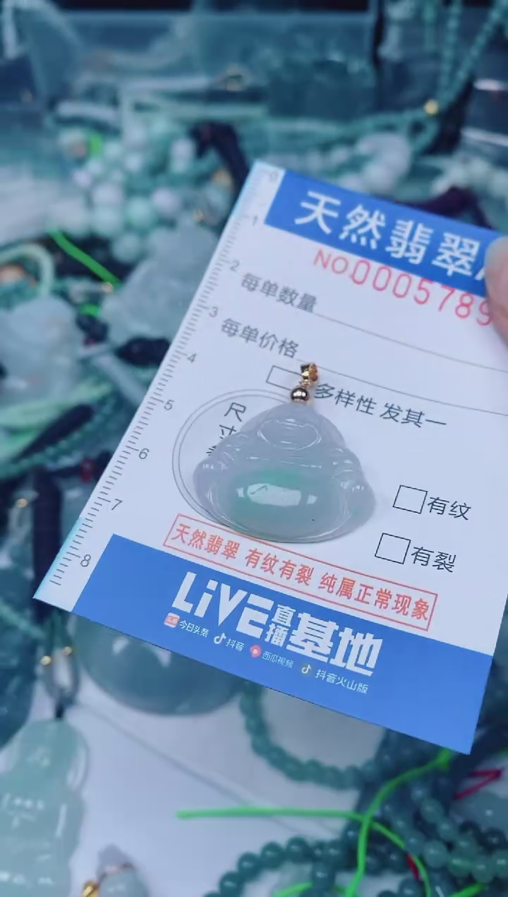 颈饰未镶嵌翡翠00005789