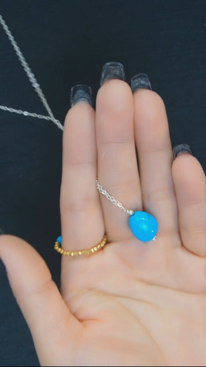 未镶嵌绿松石项链发货一件