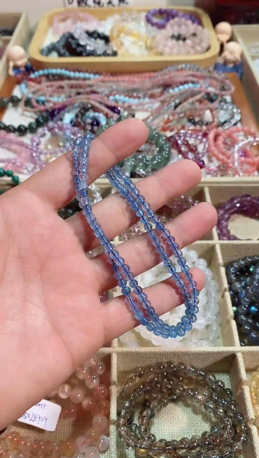 【闪购商品】水晶手链未镶嵌海蓝宝多圈 (多样性发其一）