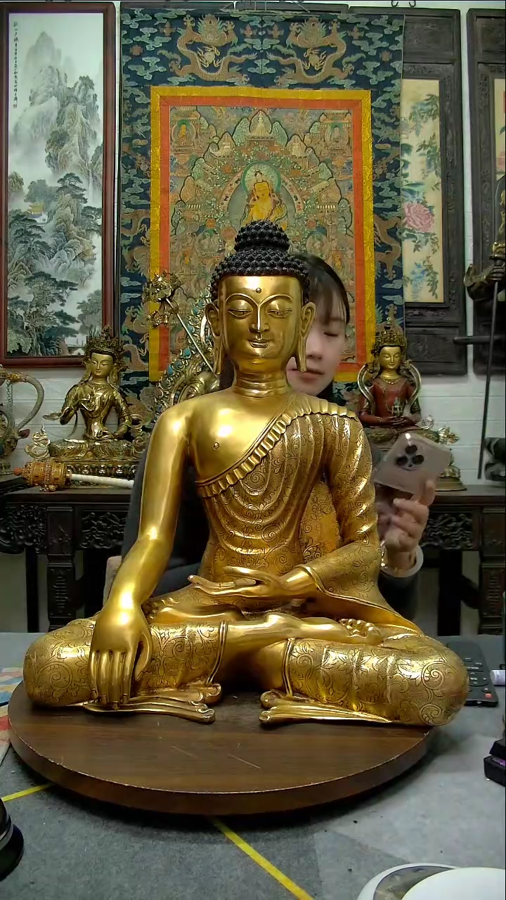 【闪购商品】释迦牟尼2铜像造像收藏造像