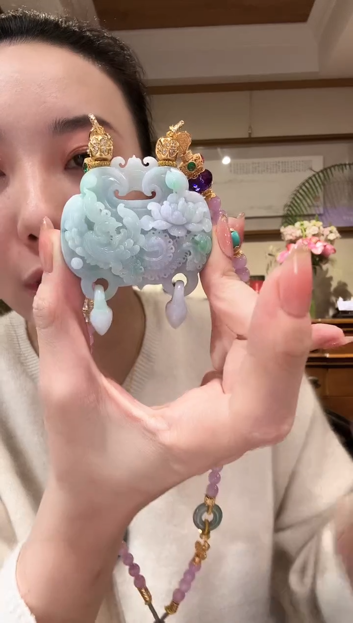 【闪购商品】翡翠颈饰未镶嵌国风