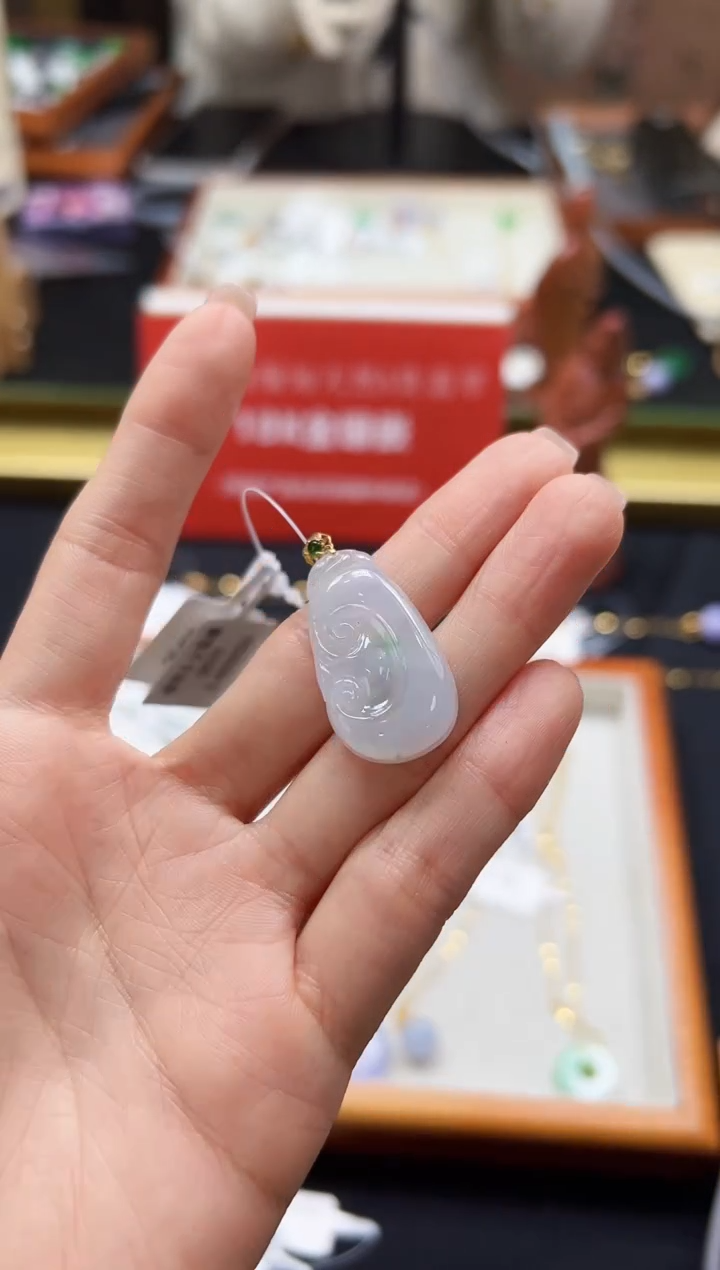 【闪购商品】翡翠颈饰18K金镶嵌DFZ0226-57