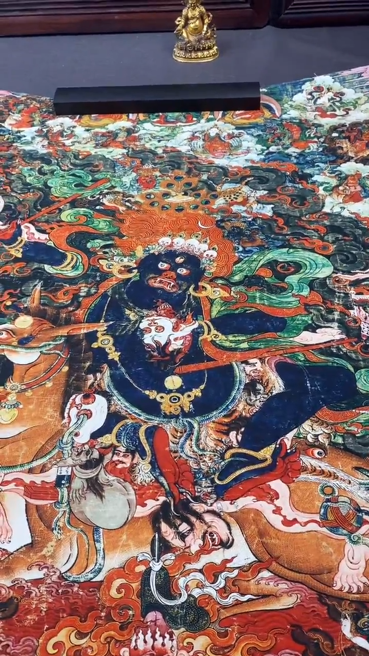 卷轴画王姬藏传唐卡艺术品