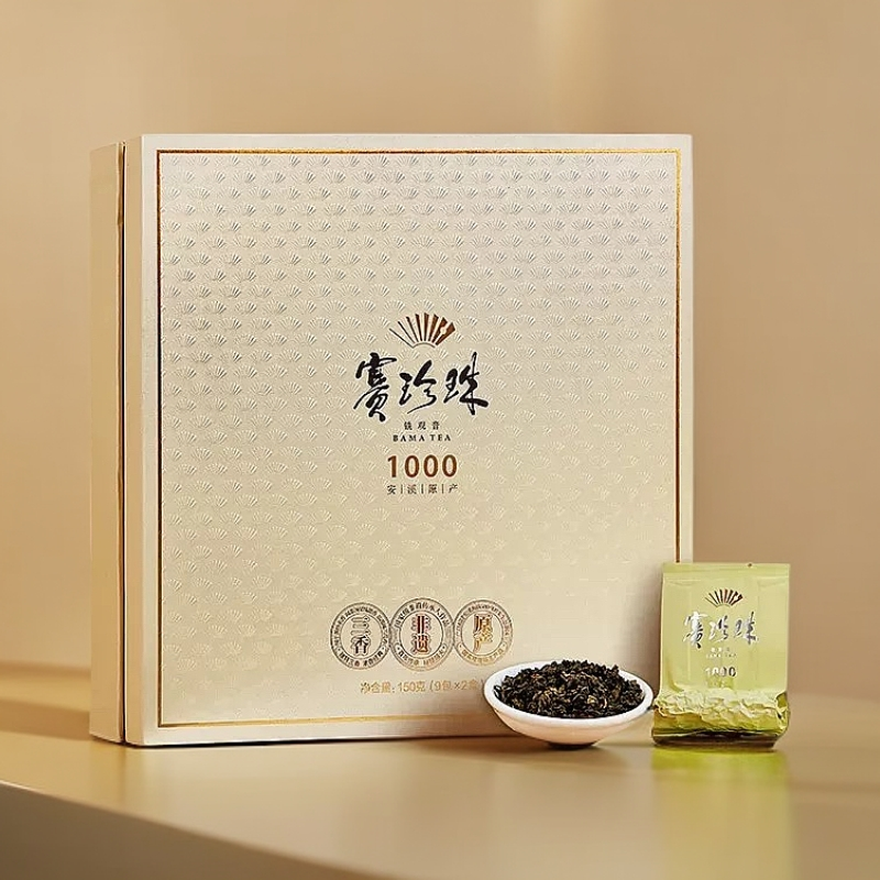 赛珍珠1000安溪铁观音特级茶叶浓香型150g18泡礼盒（扣码）