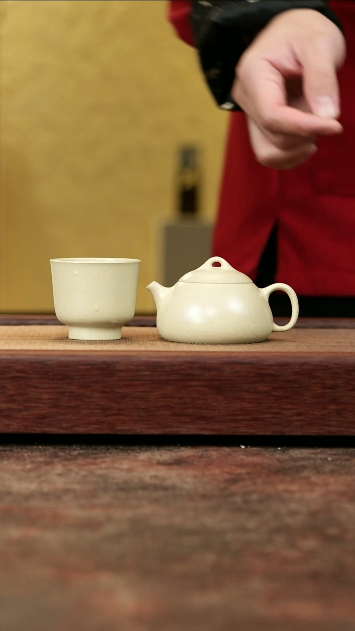 【闪购商品】紫砂茶壶梨皮本绿东瓢