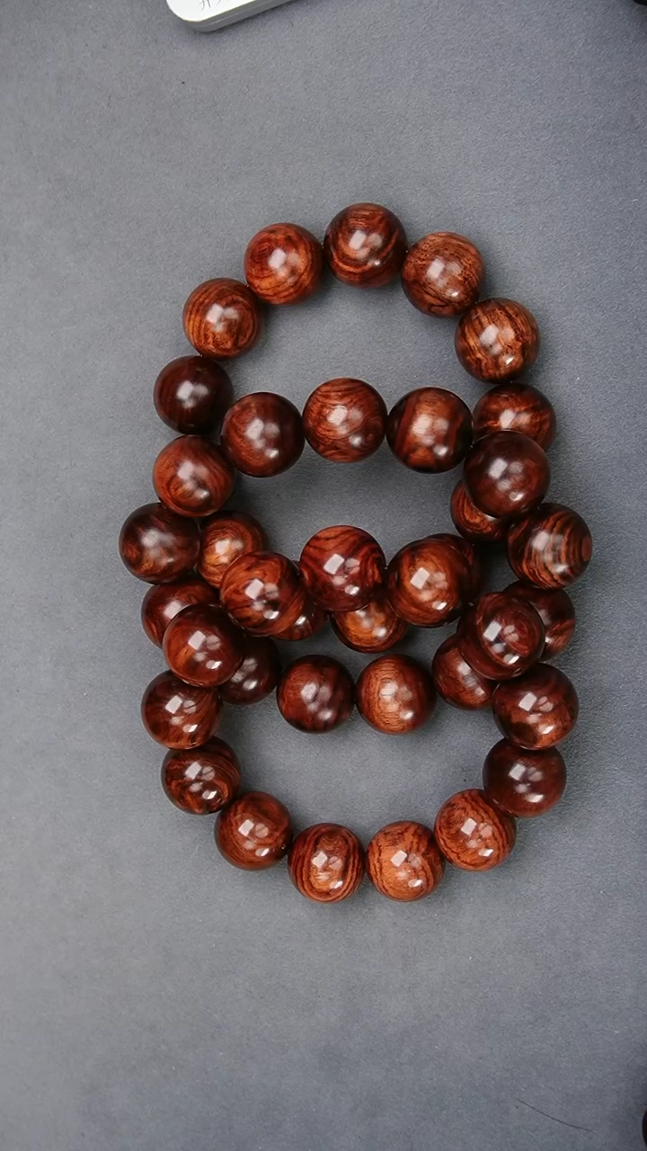 手串/手链黄花梨/降香黄檀1.8紫油梨老料圆珠多样性发一
