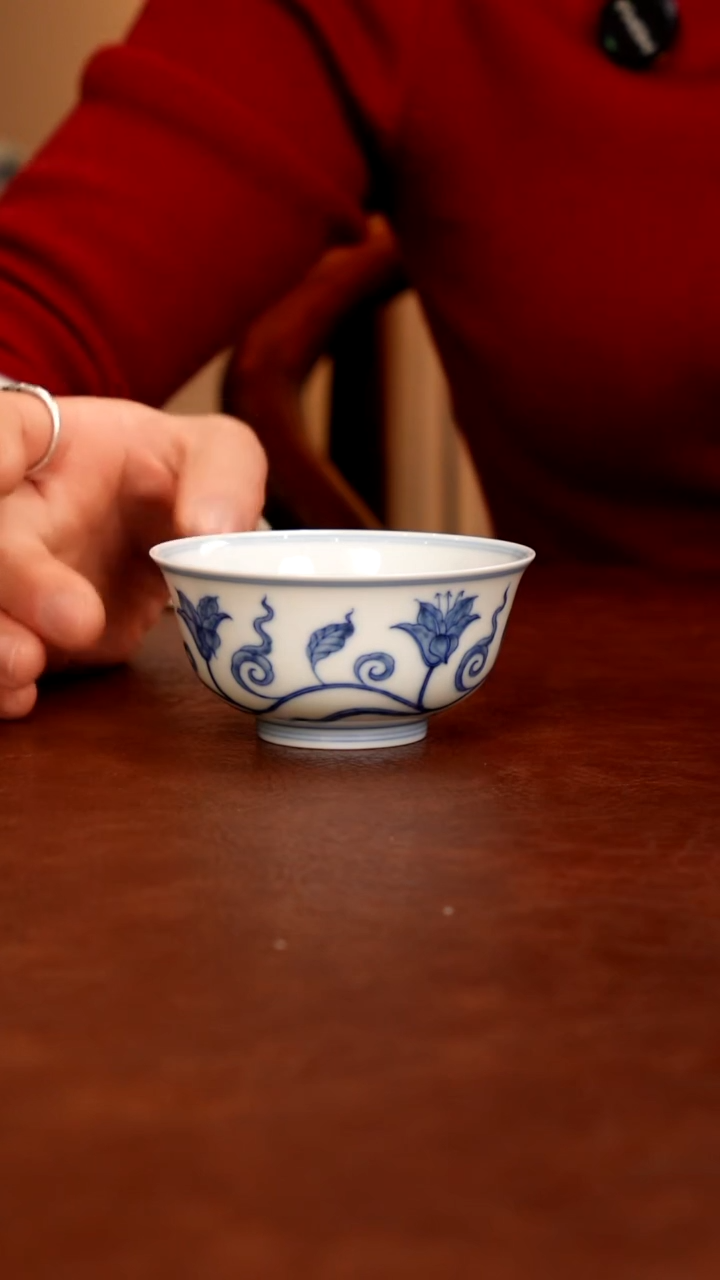 摆件陶景德镇瓷器，青花瓷手绘茶具~