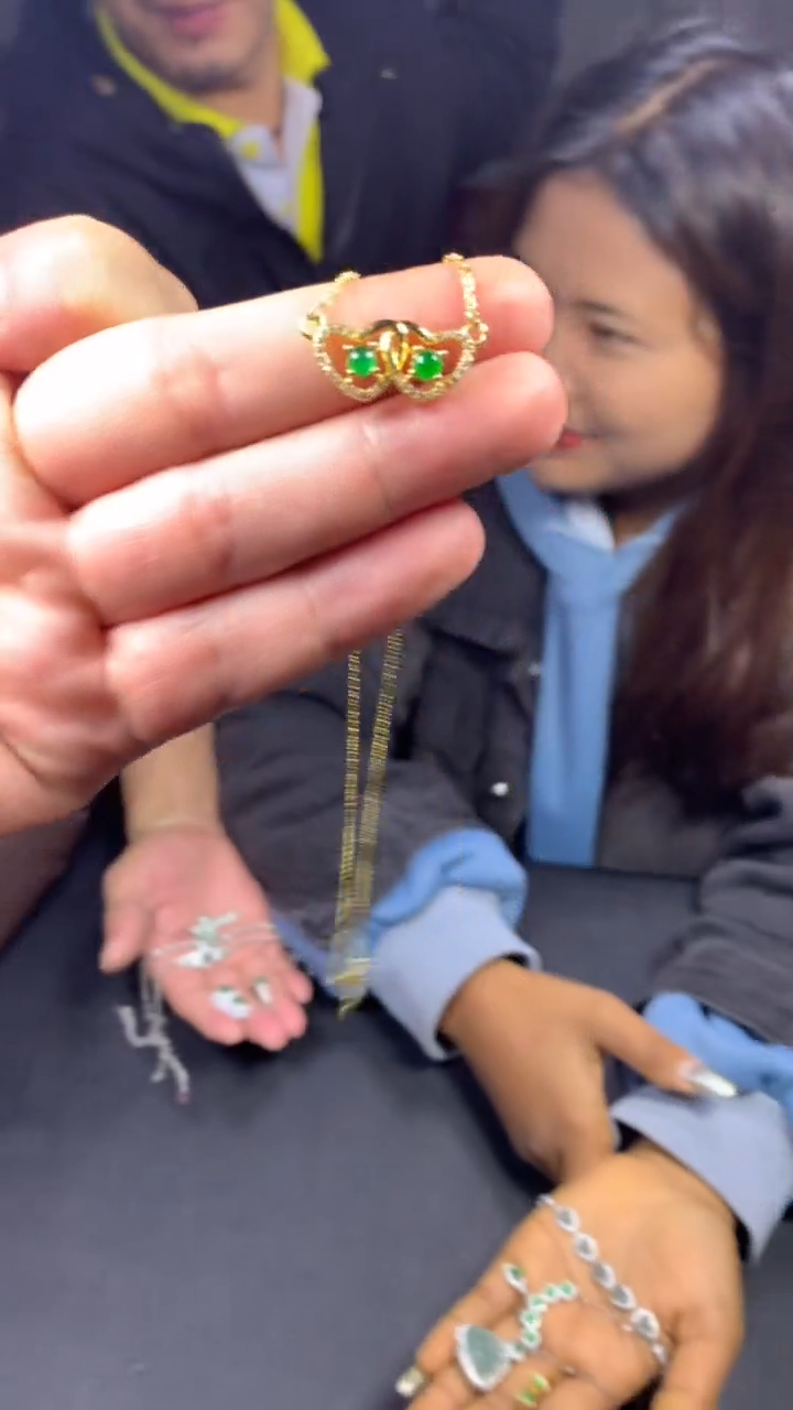 【闪购商品】翡翠项链未镶嵌1035032794/多样性发一