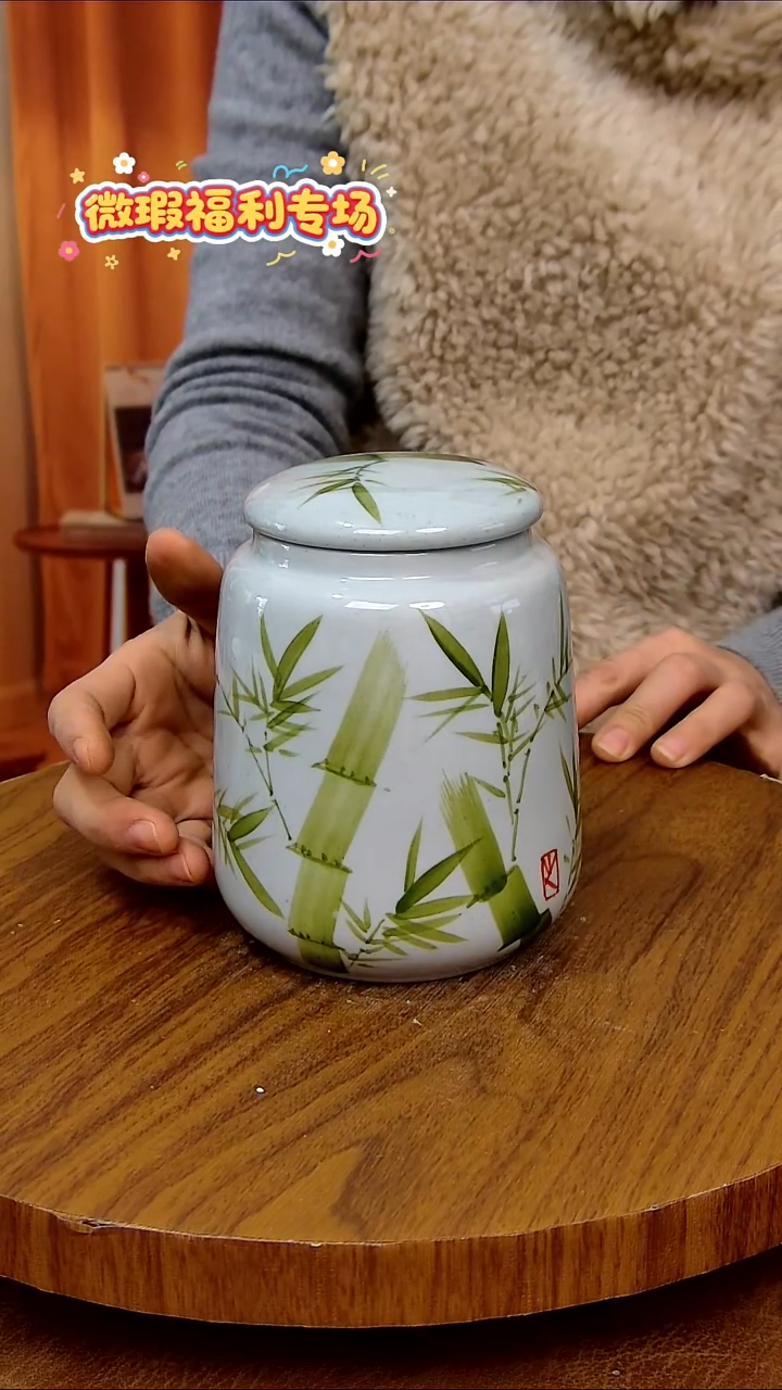 杯子陶手工手绘釉下彩陶瓷，微瑕