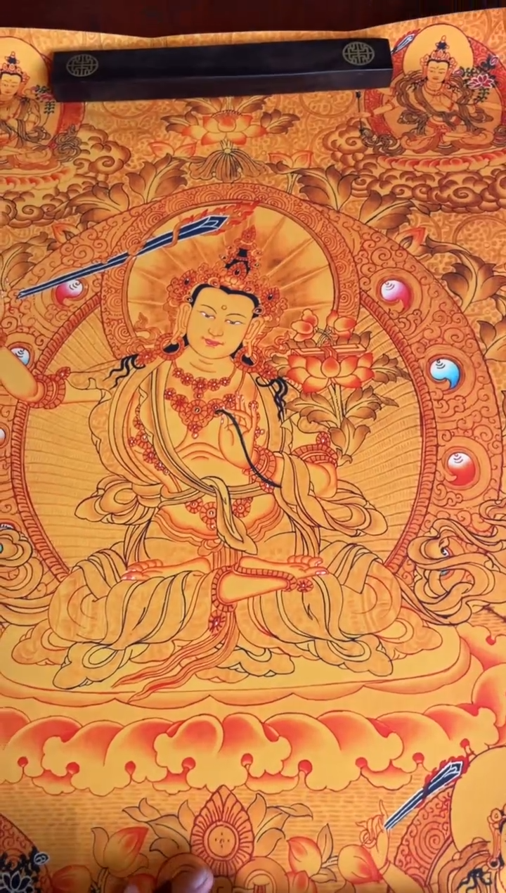 卷轴画手绘唐卡119