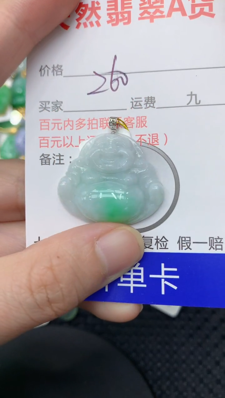 【闪购商品】翡翠颈饰18K金镶嵌1111111111