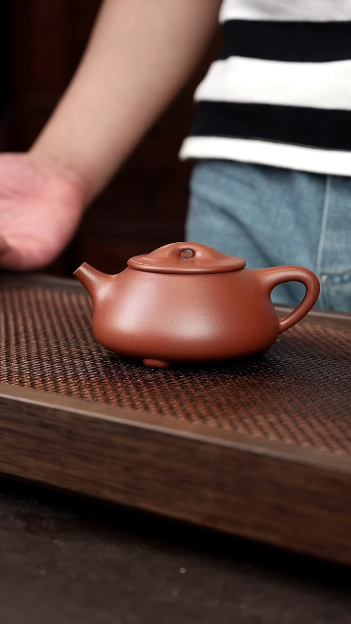 茶壶紫砂底槽清满瓢【带矿标证书】