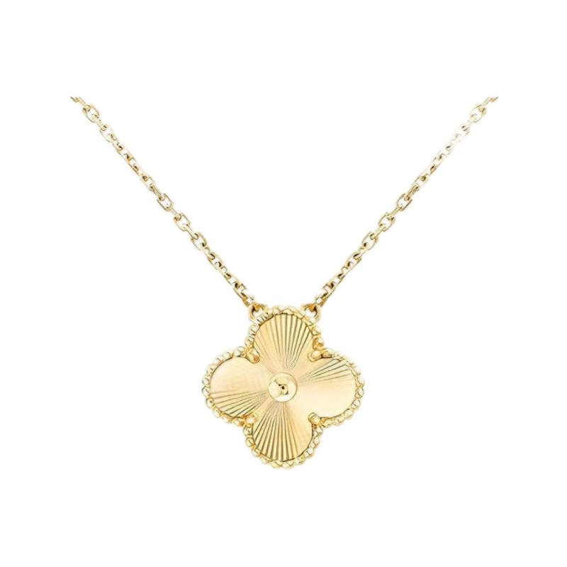 合金项链 v金梵家单花项链