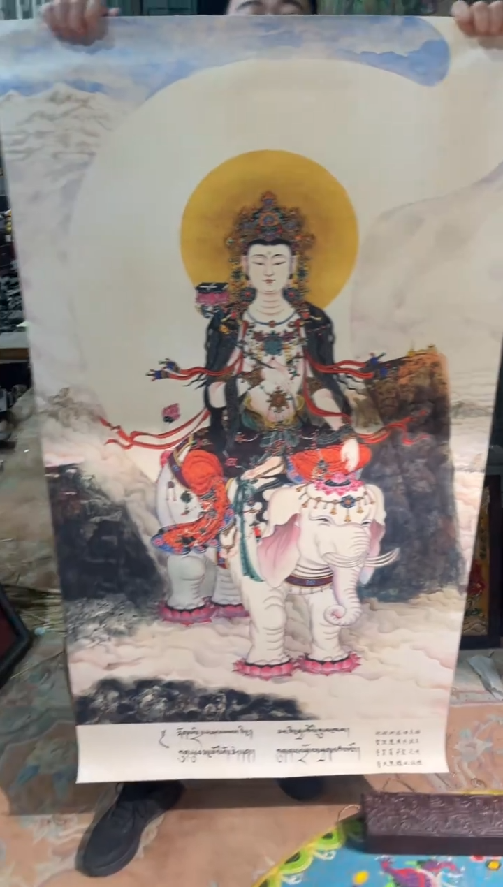 卷轴画东东唐卡tk16