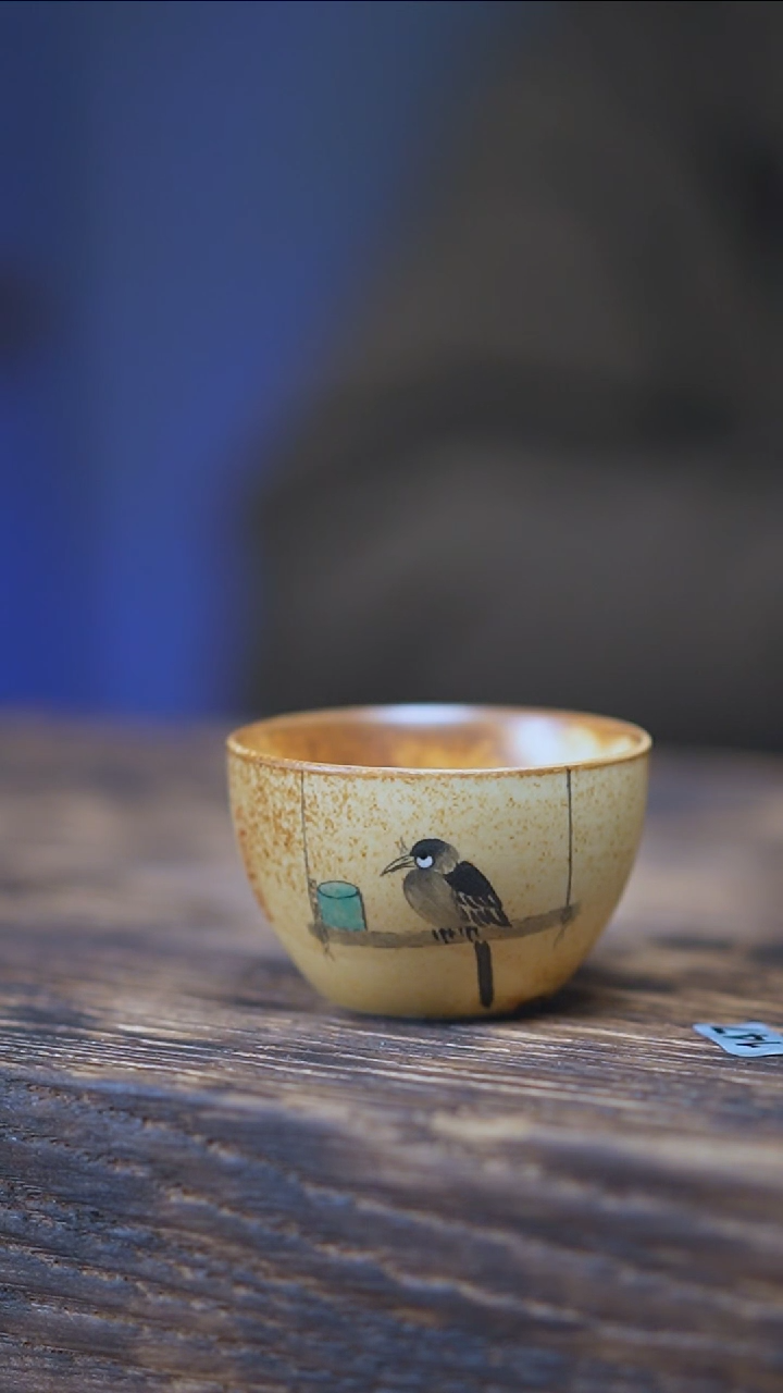 【闪购商品】景德镇手绘喜鹊单杯