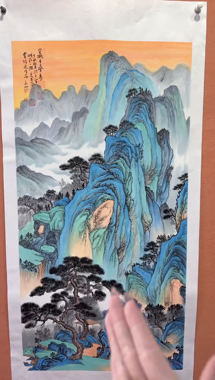 国画师立照老师国画作品