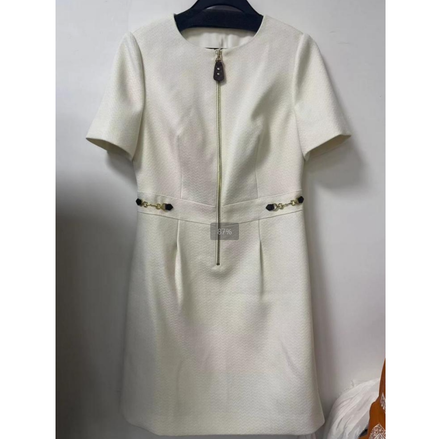 【南油玲姐】白色短袖连衣裙51587