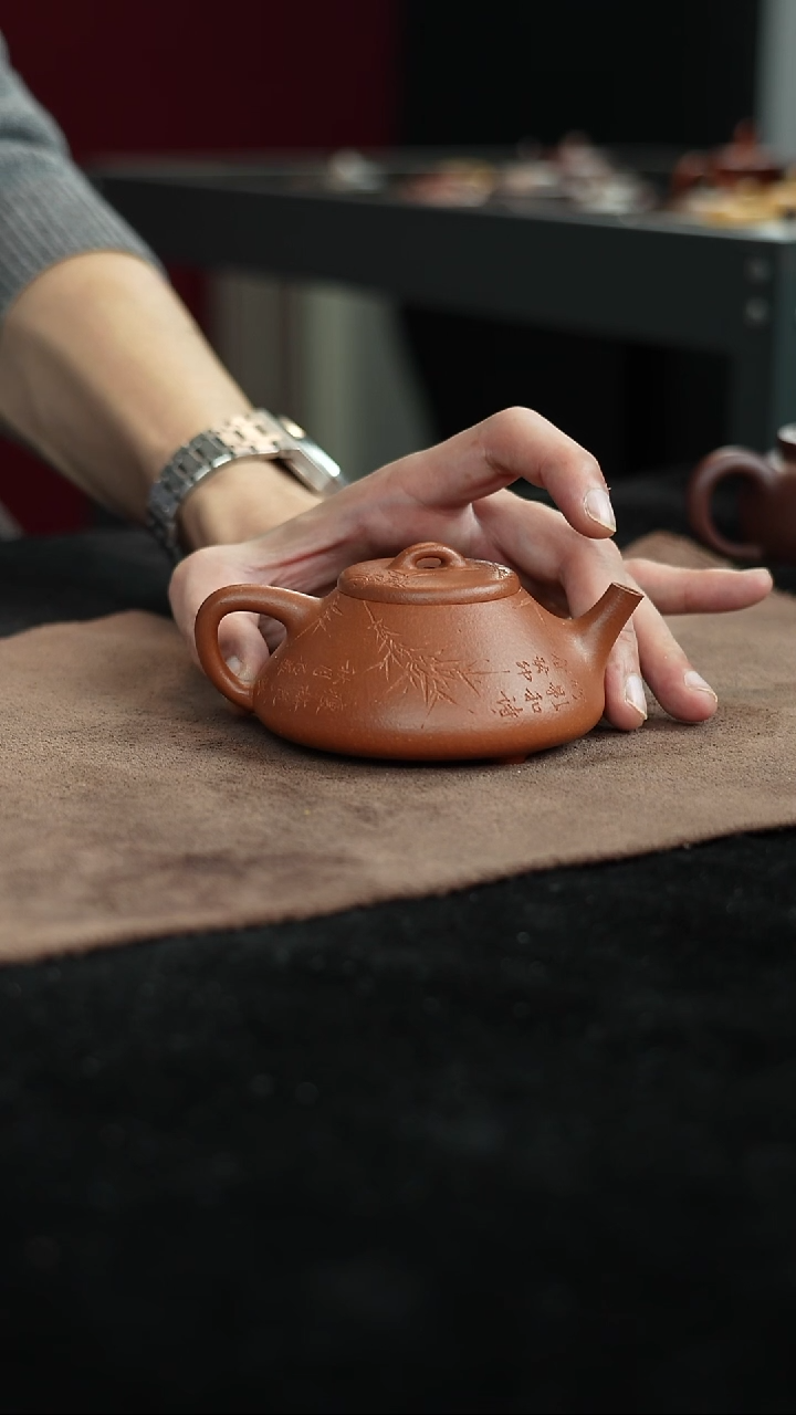 茶壶紫砂全手小石瓢