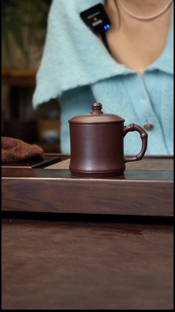 茶壶紫砂紫泥小办公杯