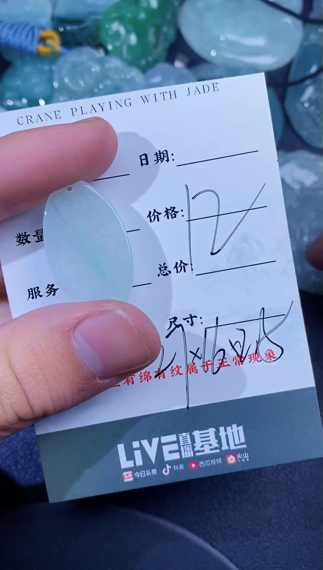 【闪购商品】翡翠颈饰未镶嵌1111111111111