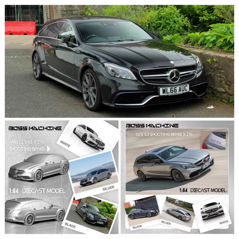 Boss Machine BM 1:64  CLS 63 AMG 猎装版合金汽车模型