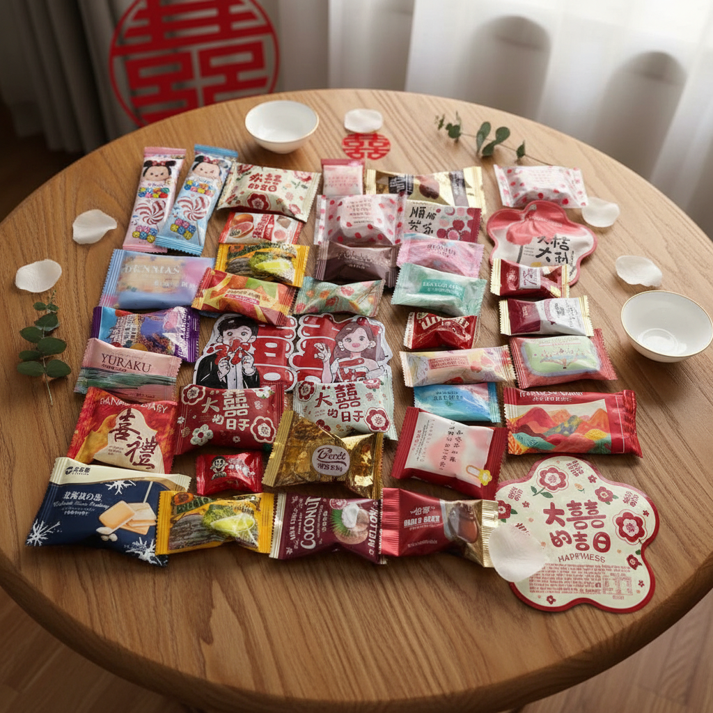 多种口味不重样高档试吃适合订婚结婚宝宝新年结婚结婚喜糖喜糖盒