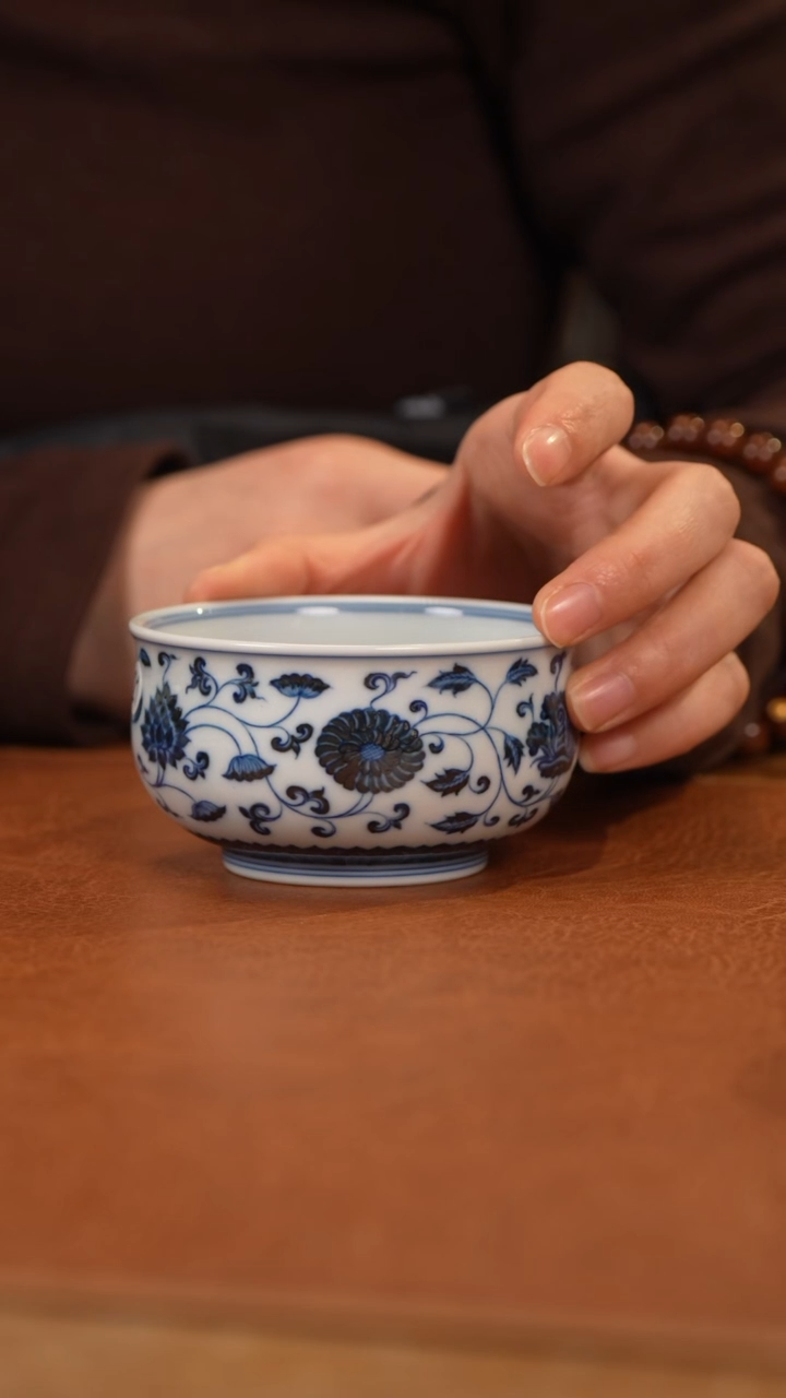 【闪购商品】杯和然珍味富贵炉式四季花杯订金