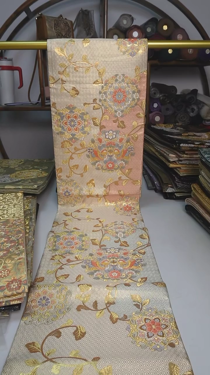 【闪购商品】织绣79西阵织六通宝相花