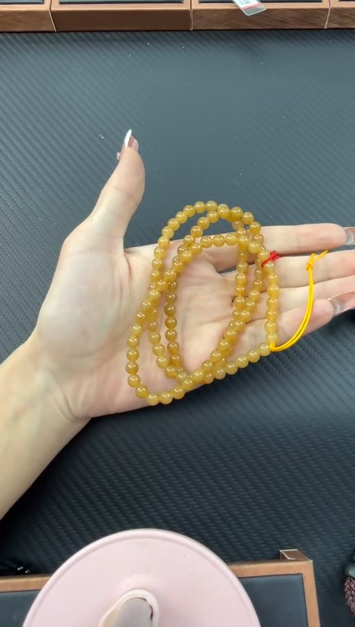 【闪购商品】和田玉项链未镶嵌且末金山微色差卡6长链