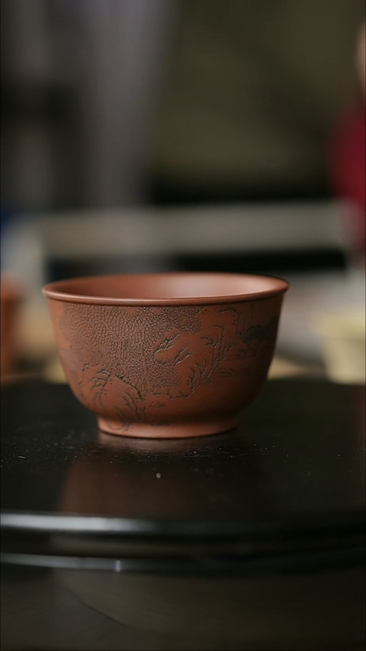 茶杯紫砂奕如公道降坡