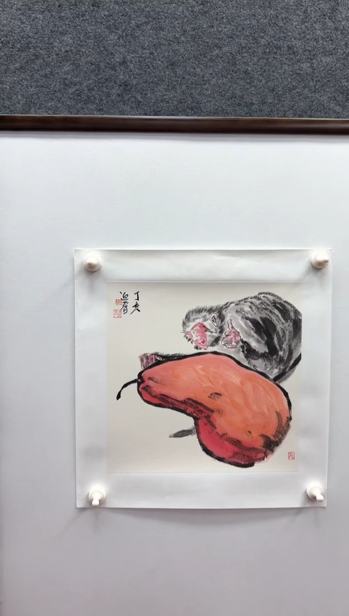 【闪购商品】国画王迎春/一平尺斗方/依靠