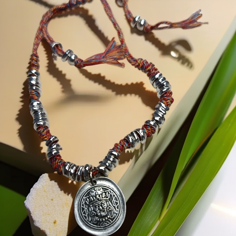 H046手工编织腰缠万贯拉伸彩-佛像无礼盒