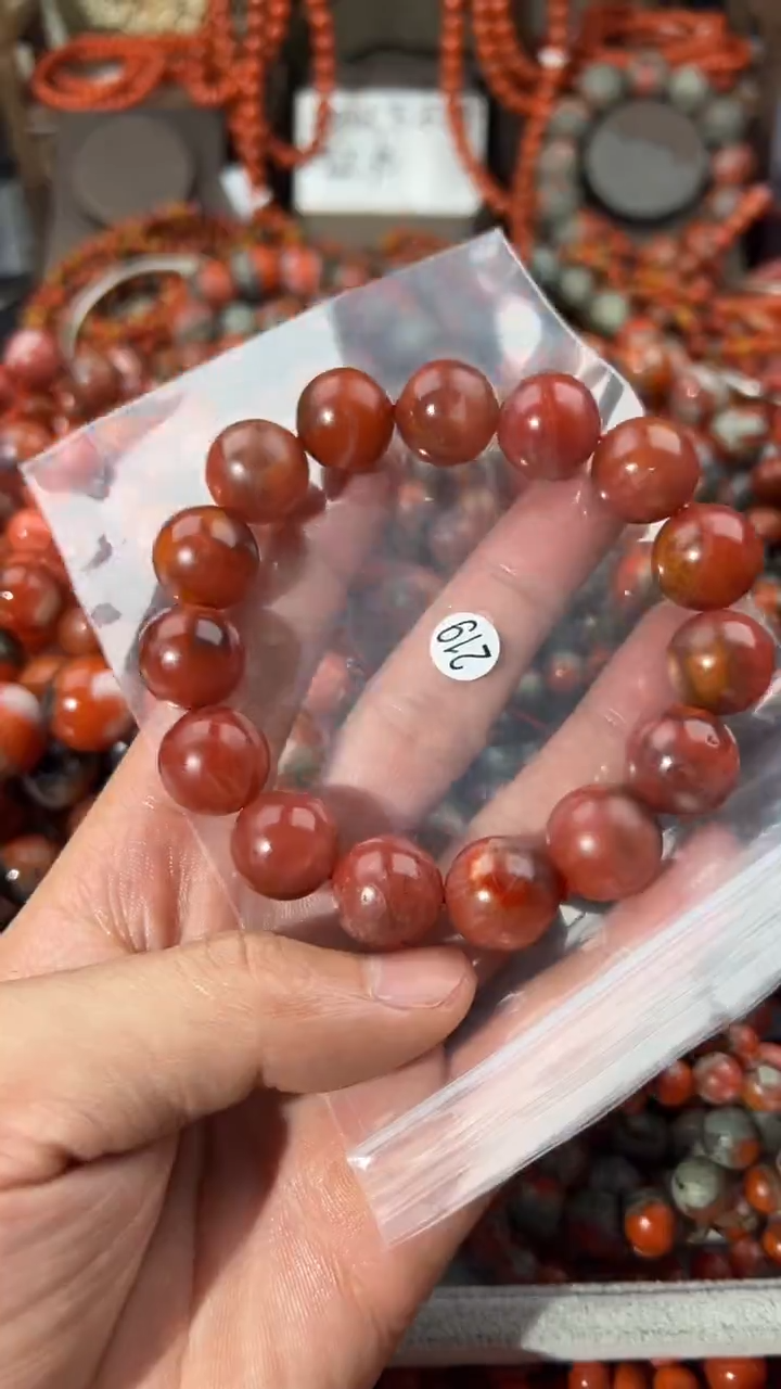 南红玛瑙手串未镶嵌15