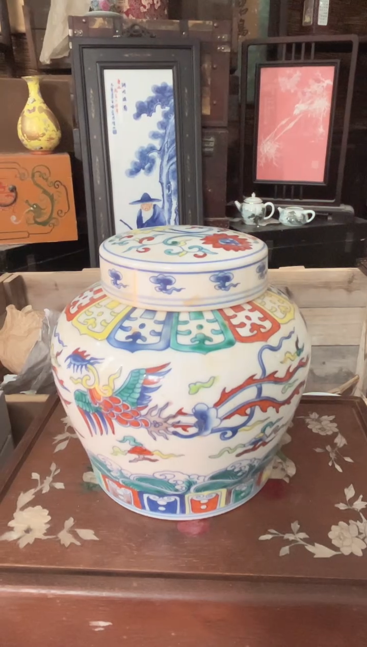陶景德镇陶瓷摆件J572